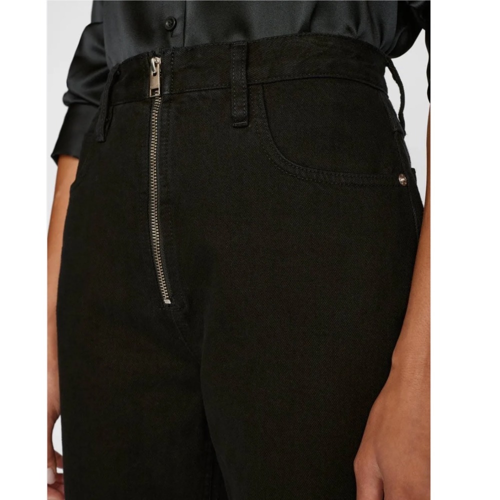 Frame Denim Women's Straight Leg Pants in Black